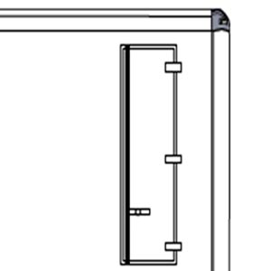Single Opening truck door