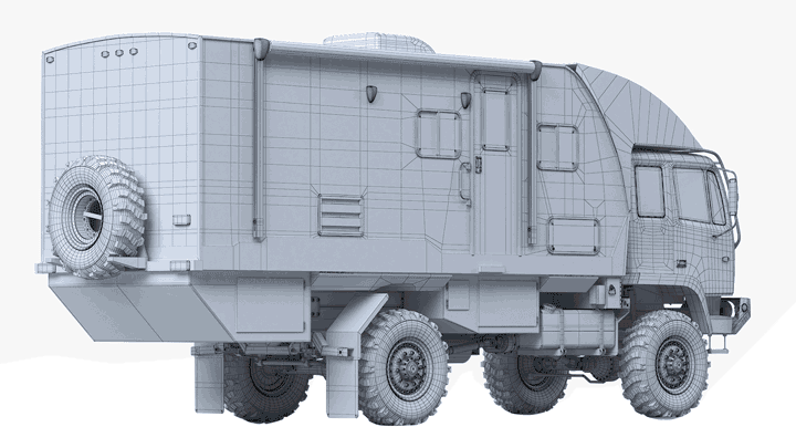 Customized CKD adventure camper body