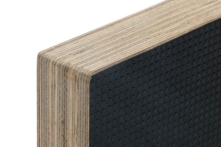 Black Slip-resistant Phenolic Faced Mesh Plywood - Image 3