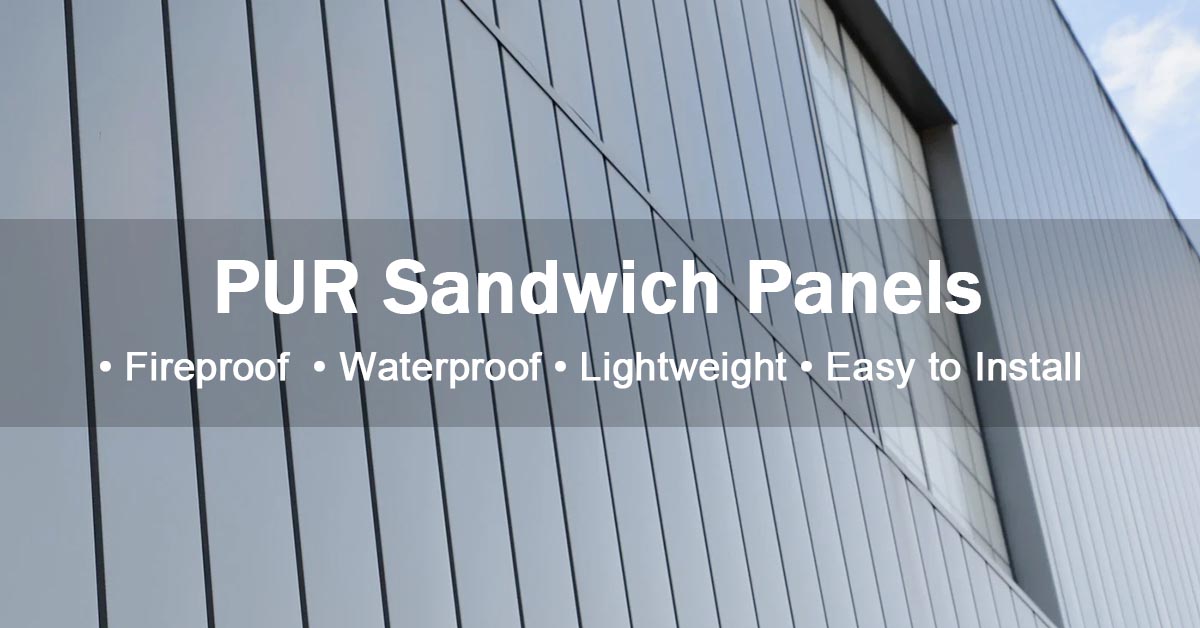PUR sandwich panel manufacturer