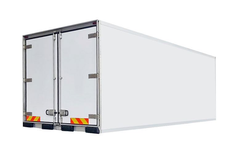 Kühlaufbau für 16 Paletten – für den Transport im Rahmen der Kühlkettenlogistik