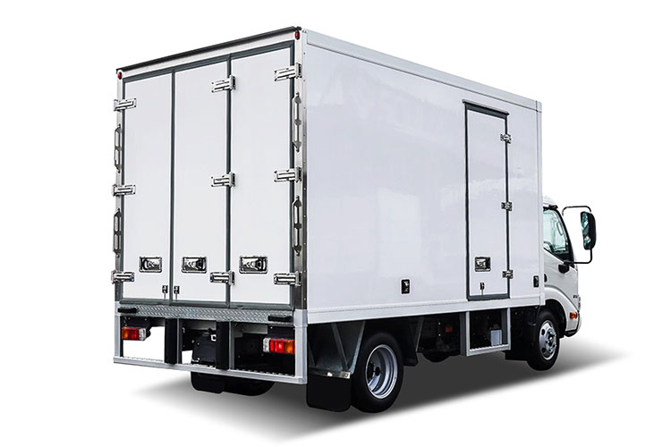 Multi-temperature Refrigerated Truck Body with Three Rear Doors - Image 2