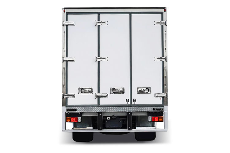 Multi-temperature Refrigerated Truck Body with Three Rear Doors - Image 3