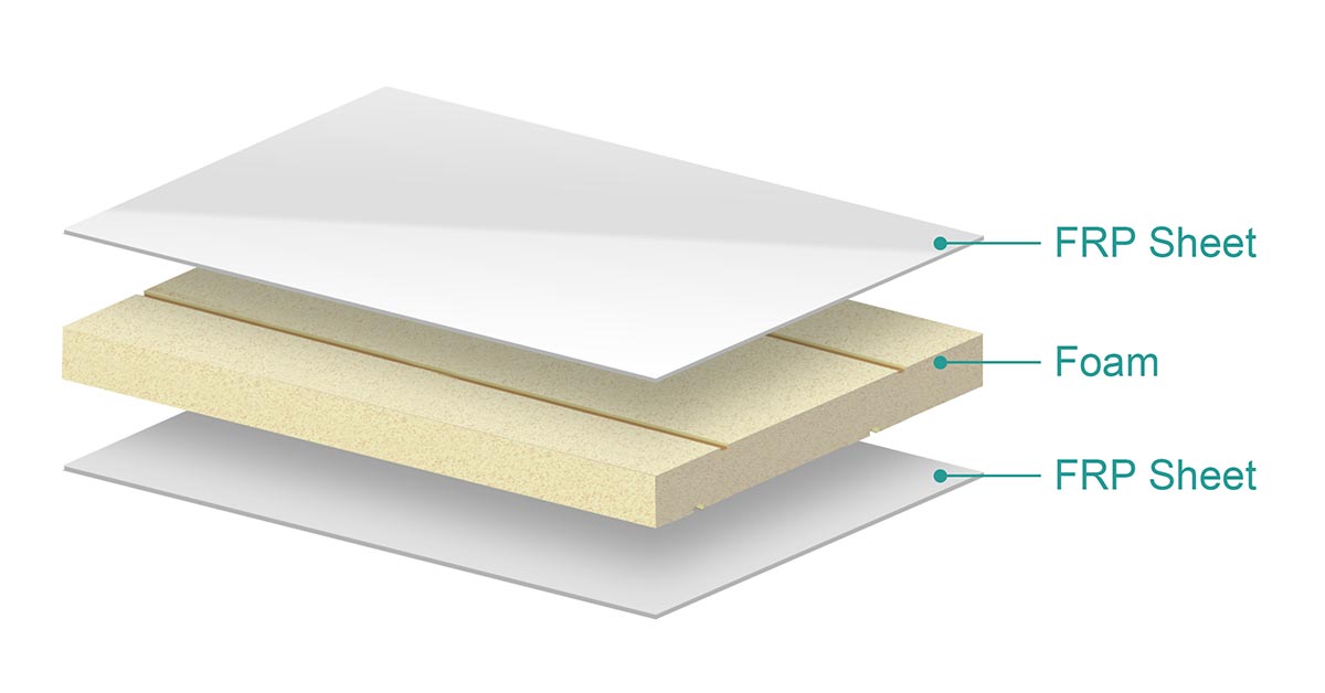 Fiberglass Foam Sandwich Panels