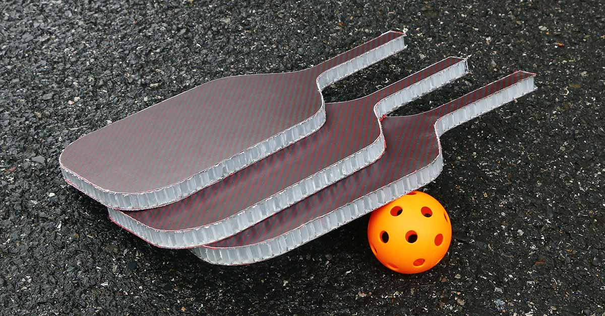 Semi-finished Polypropylene Honeycomb Core Kevlar Pickleball Paddles
