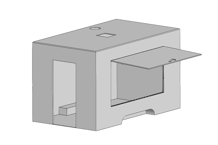 Square Food Trailer Bodies