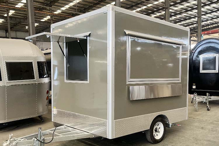 Customized Square Food Trailers