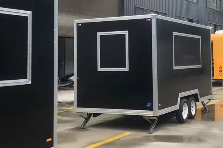 Customized Square Food Trailers