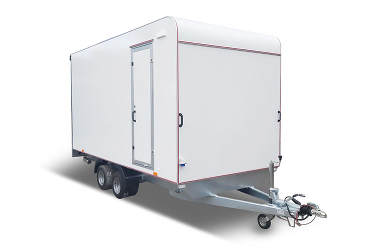 Aluminium Checker Plate Ramp Door Enclosed Cargo Trailers - Image 3