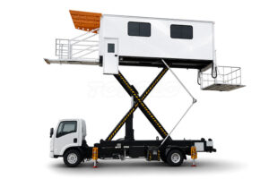 Read more about the article Aufbauten für Flughafen-Ambulift-Fahrzeuge