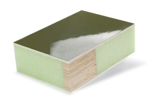 Read more about the article 65 mm starke Verbundplatten mit GFK-Deckschicht (glänzend) und XPS-Schaumkern für Wohnmobilaufbauten