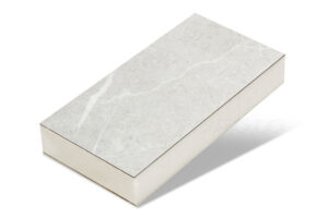 Read more about the article Sandwichpaneele aus PET-Schaum mit HPL-Deckschicht in Marmoroptik für dekorative Wandverkleidungen